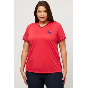 Grote Maten T-shirt, Dames, rood, Polyester/Viscose - Ulla Popken