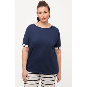 Grote Maten Homewear Sweatshirt, Dames, blauw, Polyester/Katoen - Ulla Popken