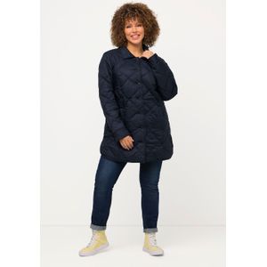 Grote Maten Gewatteerde Jas, Dames, blauw, Polyester/Synthetische vezels - Ulla Popken