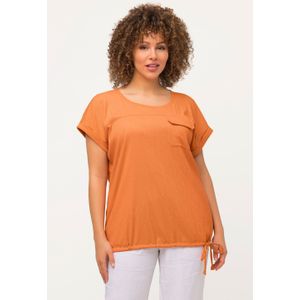 Grote Maten T-shirt, Dames, oranje, Polyester - Ulla Popken