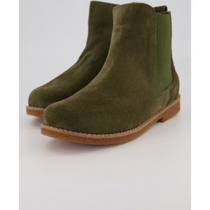 Grote Maten Chelsea Boots, Dames, turquoise, Leer/Overige - Ulla Popken