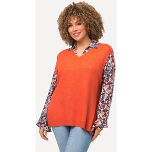 Grote Maten Spencer, Dames, oranje, Synthetische vezels/Polyester - Ulla Popken