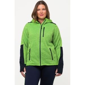 Grote Maten Fleecejack, Dames, groen, Polyester - Ulla Popken