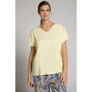 Grote Maten T-shirt, Dames, beige, Katoen/Synthetische vezels - Ulla Popken