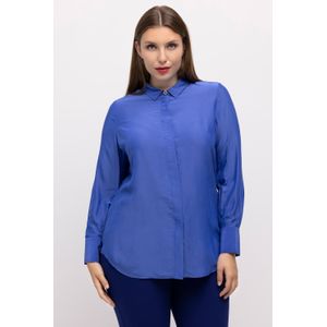 Grote Maten Blouse Zijde Blend, Dames, paars, Viscose/Zijde - Ulla Popken