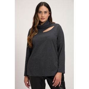 Grote Maten Shirt, Dames, zwart, Katoen/Polyester - Ulla Popken