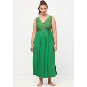 Grote Maten Nachthemd Met Bandjes, Dames, groen, Viscose/Polyester/Elastaan - Ulla Popken