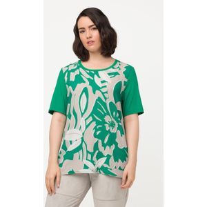 Grote Maten T-shirt, Dames, groen, Polyester/Viscose - Ulla Popken