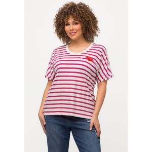 Grote Maten T-shirt, Dames, roze, Katoen/Synthetische vezels - Ulla Popken