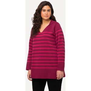 Grote Maten Pullover, Dames, rood, Katoen/Synthetische vezels - Ulla Popken