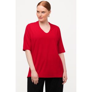 Grote Maten T-shirt, Dames, rood, Viscose - Ulla Popken