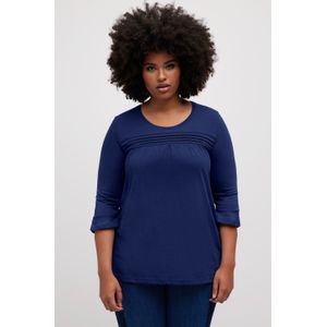 Grote Maten Shirt, Dames, blauw, Katoen - Ulla Popken