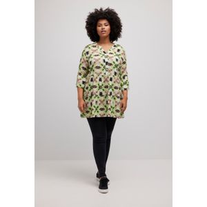 Grote Maten Midi Jurk, Dames, groen, Viscose - Ulla Popken