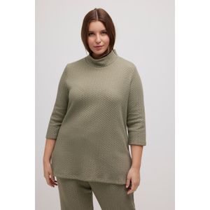 Grote Maten Sweatshirt, Dames, groen, Katoen - Ulla Popken