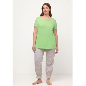 Grote Maten Pyjama, Dames, groen, Katoen - Ulla Popken