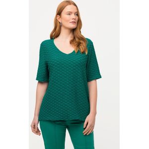 Grote Maten T-shirt, Dames, groen, Viscose/Polyester - Ulla Popken