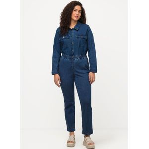 Grote Maten Jeans Boilersuit, Dames, blauw, Katoen - Ulla Popken