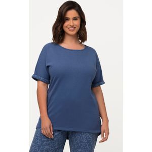 Grote Maten Loungewear Sweatshirt, Dames, blauw, Polyester/Katoen - Ulla Popken