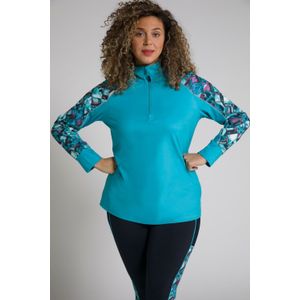 Grote Maten Shirt Als Onderkleding, Dames, turquoise, Polyester/Elastaan - Ulla Popken