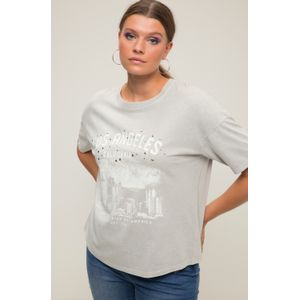 Grote Maten T-shirt, Dames, grijs, Katoen - Studio Untold