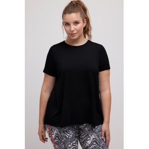 Grote Maten Shirt, Dames, zwart, Katoen/Polyester/Elastaan - Ulla Popken
