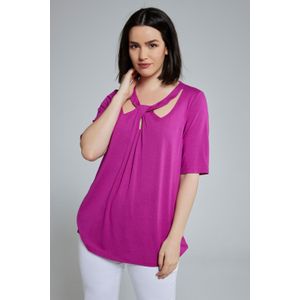 Grote Maten T-shirt, Dames, roze, Polyester/Viscose - Ulla Popken