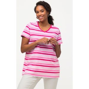 Grote Maten T-shirt, Dames, roze, Katoen - Ulla Popken
