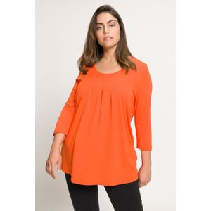 Grote Maten Shirt, Dames, oranje, Katoen/Synthetische vezels/Viscose - Ulla Popken