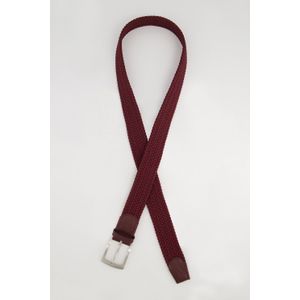 Grote Maten Gevlochten Riem, Dames, paars, Leer/Polyester - Ulla Popken