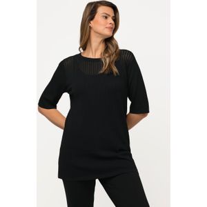 Grote Maten Pullover, Dames, zwart, Viscose/Synthetische vezels - Ulla Popken