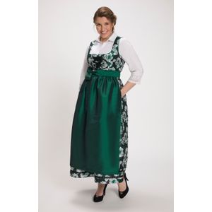 Grote Maten Feestelijke Folklore Jurk, Dames, groen, Polyester/Katoen/Synthetische vezels - Ulla Popken