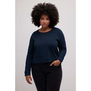 Grote Maten Sweatshirt, Dames, blauw, Katoen/Polyester - Ulla Popken