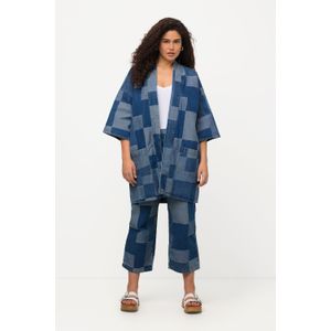 Grote Maten Jeans Kimono, Dames, blauw, Katoen - Ulla Popken