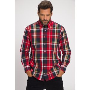 Grote Maten Geruit Overhemd, Heren, rood, Katoen - JP1880