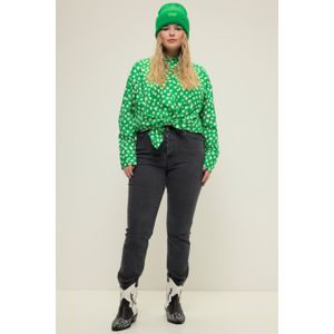 Grote Maten Mom-jeans, Dames, grijs, Katoen/Polyester - Studio Untold