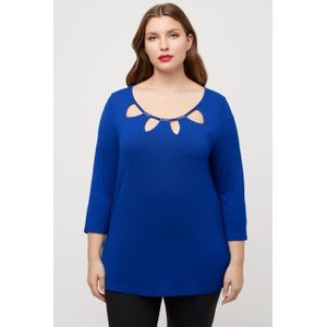 Grote Maten Shirt, Dames, blauw, Viscose - Ulla Popken