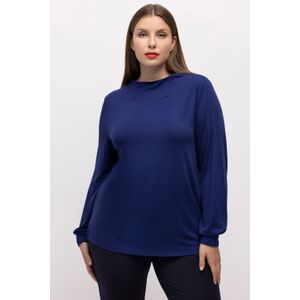 Grote Maten Shirt, Dames, blauw, Synthetische vezels - Ulla Popken