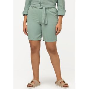 Grote Maten Lyocell Shorts Rose, Dames, turquoise, Synthetische vezels - Ulla Popken