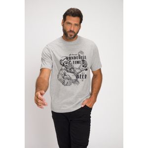 Grote Maten T-shirt, Heren, grijs, Katoen/Viscose - JP1880