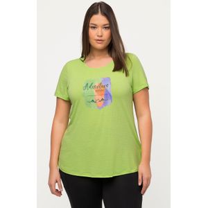 Grote Maten T-shirt, Dames, groen, Polyester/Viscose - Ulla Popken