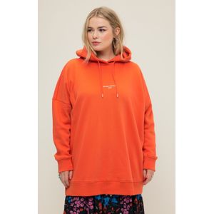 Grote Maten Hoodie, Dames, oranje, Katoen/Polyester - Studio Untold