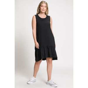 Grote Maten Midi-jurk, Dames, zwart, Katoen/Synthetische vezels - Ulla Popken