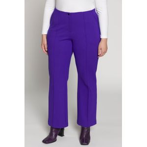 Grote Maten Broek, Dames, blauw, Viscose/Polyester/Katoen - Ulla Popken