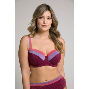 Grote Maten Bikini Top, Dames, rood, Synthetische vezels - Ulla Popken