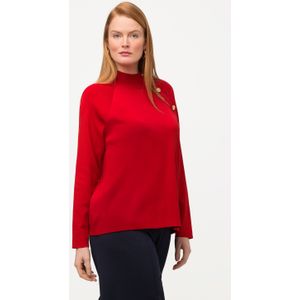 Grote Maten Pullover, Dames, rood, Viscose/Synthetische vezels - Ulla Popken