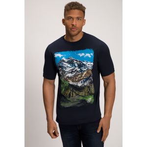 Grote Maten T-shirt, Heren, blauw, Polyester/Katoen - JP1880