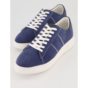 Grote Maten Sneakers, Dames, blauw, Leer - Ulla Popken