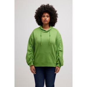 Grote Maten Sweatshirt, Dames, groen, Katoen/Polyester - Ulla Popken