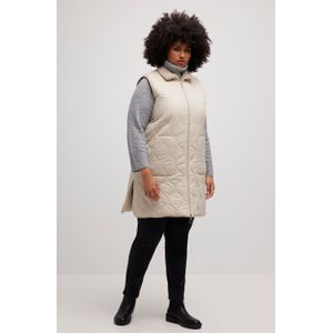 Grote Maten Keerbare Bodywarmer, Dames, beige, Polyester/Synthetische vezels - Ulla Popken