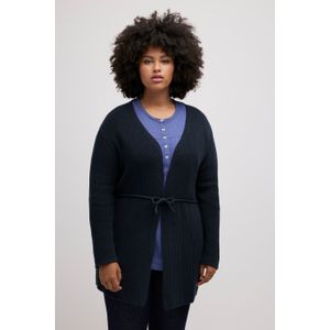 Grote Maten Vest, Dames, blauw, Katoen - Ulla Popken